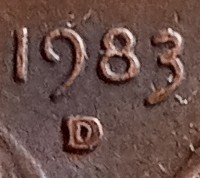 Circulated-1983-D-MM-Question